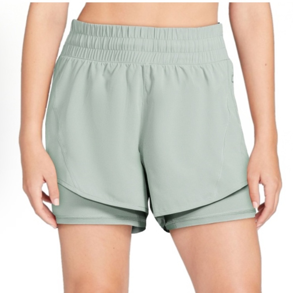 Avia Women's Light Green Athletic Shorts